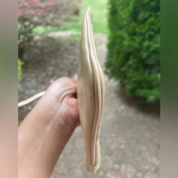 Brahmin Large Leather Wristlet, Tan - Picture 5 of 12